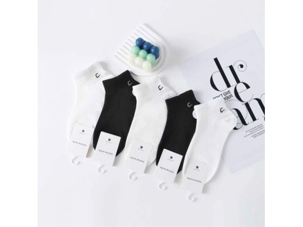 VỚ TRẮNG ĐEN C 004 - LỐC 10 ĐÔI